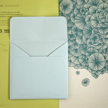 Load image into Gallery viewer, Aquamarine Square Straight Flap Envelope   110