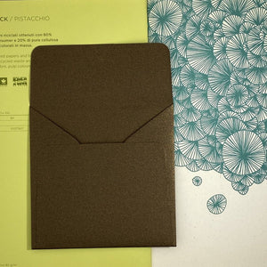 Bronze Square Straight Flap Envelope   110