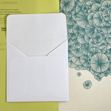 Load image into Gallery viewer, Artic White Square Straight Flap Envelope   110
