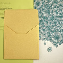 Load image into Gallery viewer, Gold Square Straight Flap Envelope   110