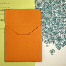 Load image into Gallery viewer, Orange Square Straight Flap Envelope   110