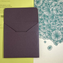 Load image into Gallery viewer, Ruby Square Straight Flap Envelope   110