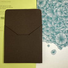 Load image into Gallery viewer, Tourbe Square Straight Flap Envelope   110