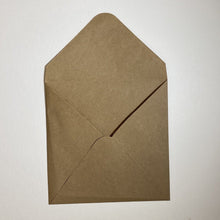 Load image into Gallery viewer, Brown V Flap Envelope   160
