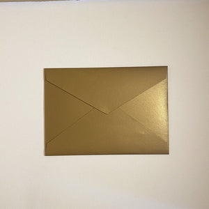 Antique Gold 190 x 135 Envelope