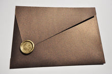 Load image into Gallery viewer, Bronze Asymmetrical Envelope