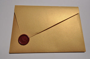 Gold Asymmetrical Envelope
