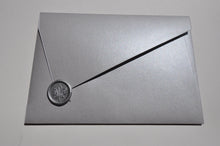 Load image into Gallery viewer, Silver Asymmetrical Envelope