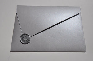 Silver Asymmetrical Envelope