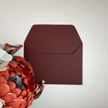 Load image into Gallery viewer, Burgundy C6 Envelope
