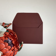 Load image into Gallery viewer, Burgundy C6 Envelope