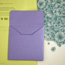 Load image into Gallery viewer, Amethyst Square Straight Flap Envelope   110
