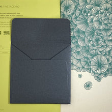 Load image into Gallery viewer, Anthracite Square Straight Flap Envelope   110
