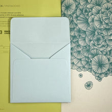 Load image into Gallery viewer, Aquamarine Square Straight Flap Envelope   110
