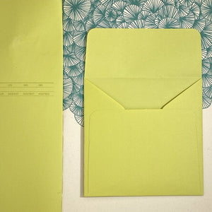 Pistachio Square Straight Flap Envelope   110