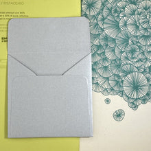 Load image into Gallery viewer, Silver Square Straight Flap Envelope   110
