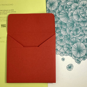 Vermillion Square Straight Flap Envelope   110