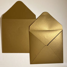 Load image into Gallery viewer, Antique Gold V Flap Envelope   160
