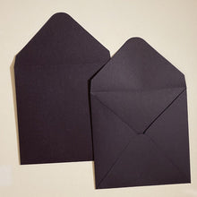Load image into Gallery viewer, Aubergine V Flap Envelope   160
