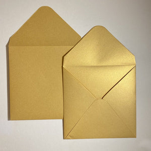Gold V Flap Envelope   160