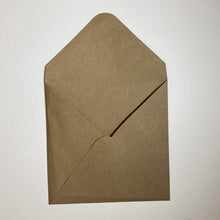 Load image into Gallery viewer, Brown V Flap Envelope   160
