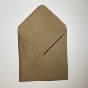 Brown V Flap Envelope   160