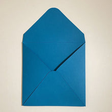 Load image into Gallery viewer, Turquoise V Flap Envelope   160
