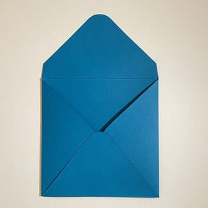 Turquoise V Flap Envelope   160