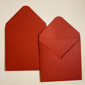 Vermillion V Flap Envelope   160