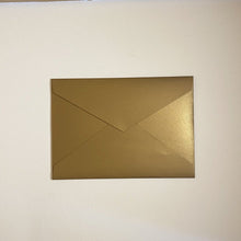 Load image into Gallery viewer, Antique Gold 190 x 135 Envelope
