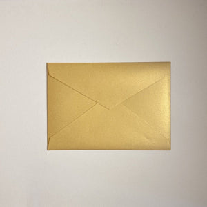 Gold 190 x 135 Envelope