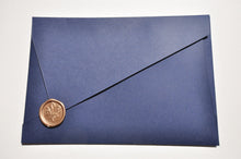Load image into Gallery viewer, Blu Asymmetrical Envelope
