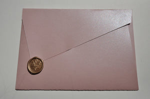 Misty Rose Asymmetrical Envelope