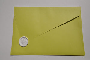 Pistachio Asymmetrical Envelope
