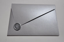 Load image into Gallery viewer, Silver Asymmetrical Envelope
